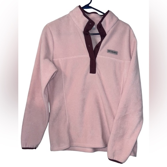 Columbia Jackets & Blazers - Columbia Jacket Womens Black Button Up Mock Neck Soft Fleece Outdoor